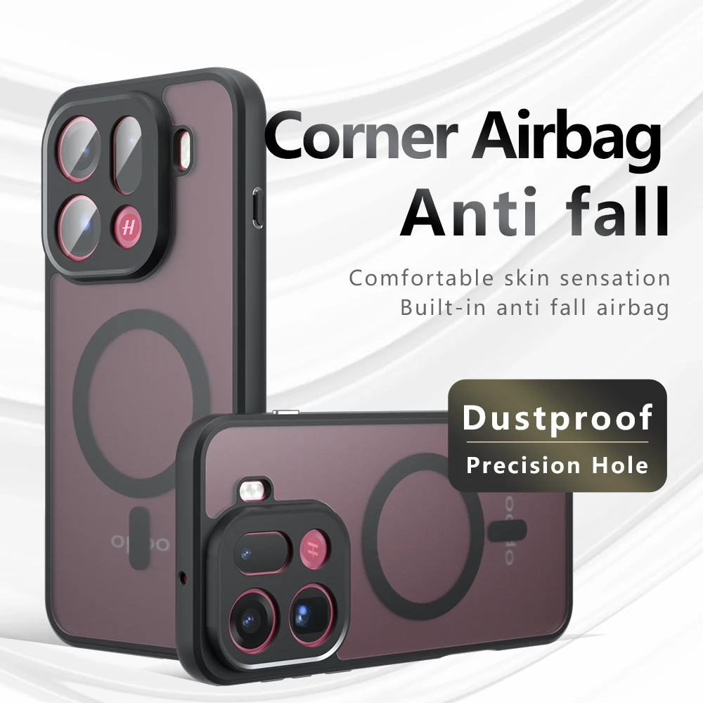 Matte Hard Pc Back Case - Funda para OPPO Find X9 Pro
