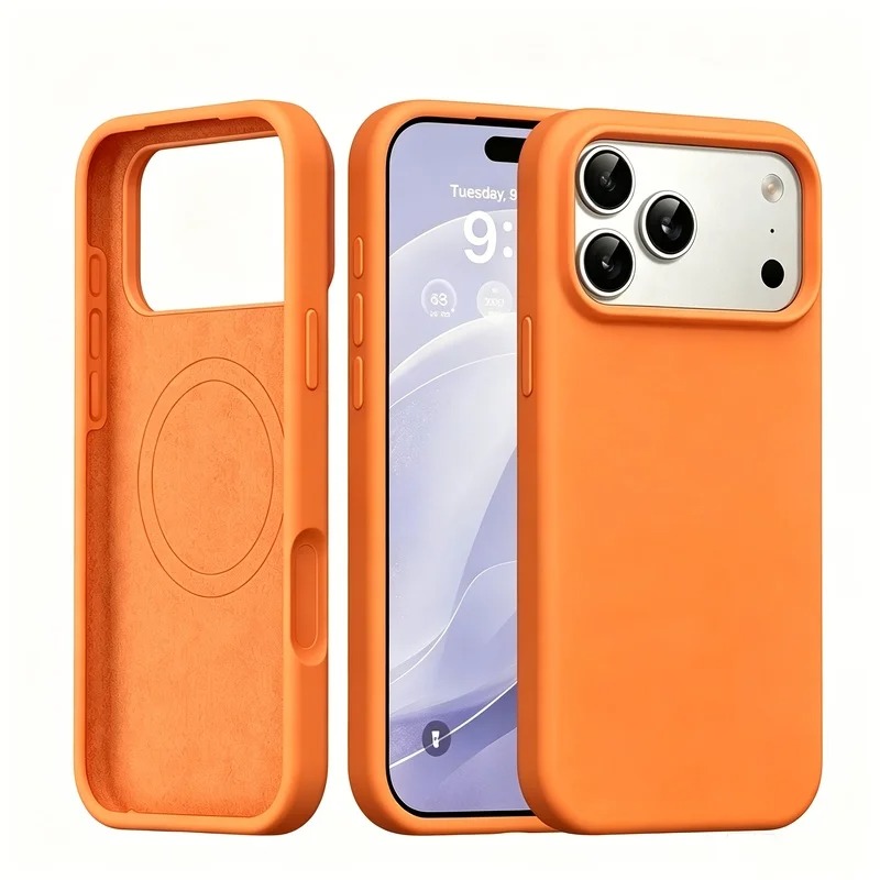 Liquid Silicone Magnetic Phone Case - Nueva funda magnética de silicona líquida