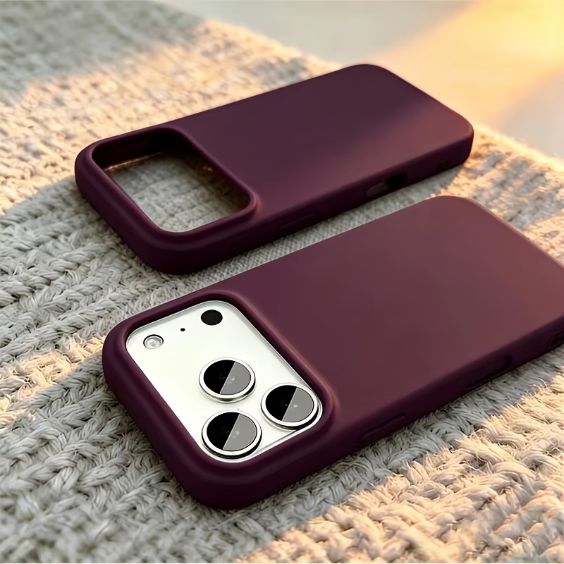 Liquid Silicone Magnetic Phone Case - Funda de silicona líquida de color