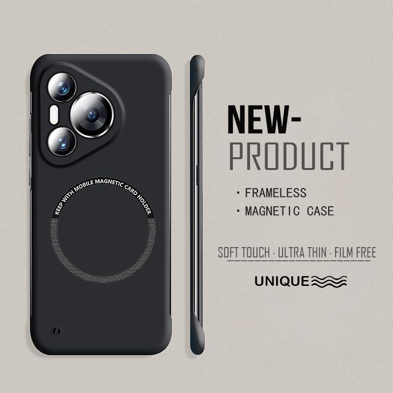 Ultra Thin Frameless Phone Cover - Funda de teléfono sin marco magnética