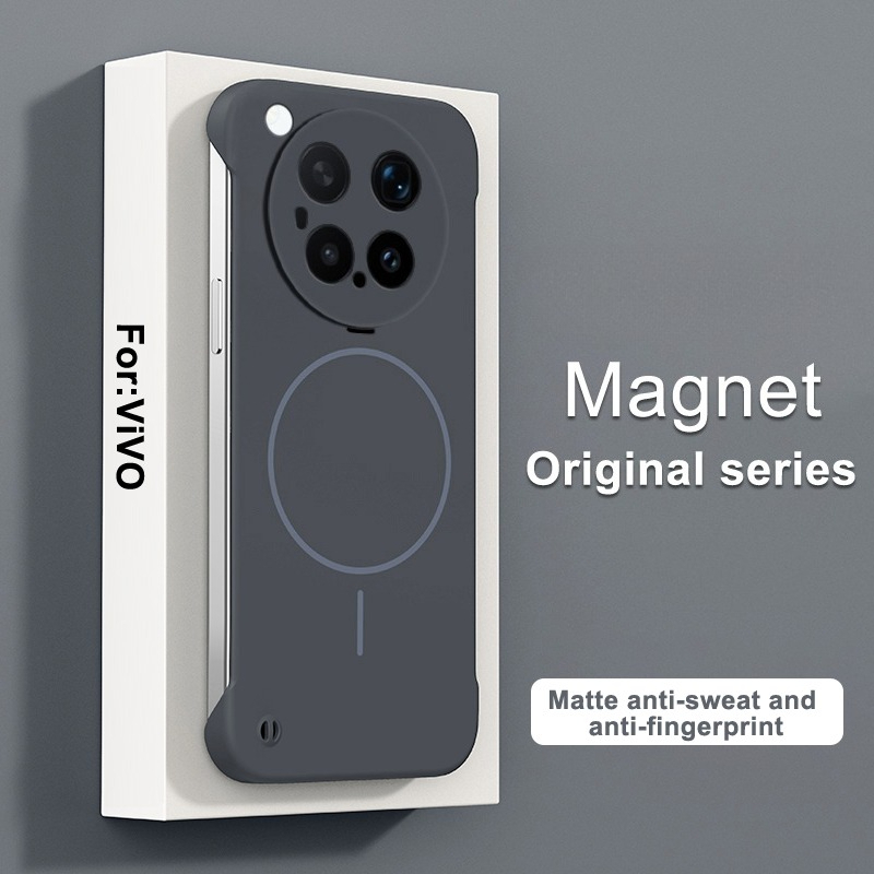 Ultra Thin Frameless Phone Cover - Funda magnética ultrafina y sin marco