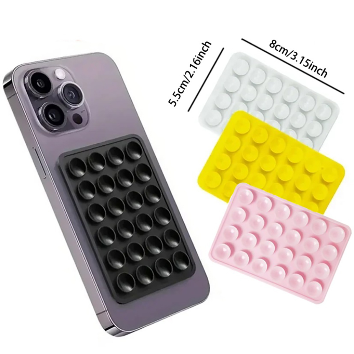 Phone Cases - Alfombrilla de silicona con ventosa para