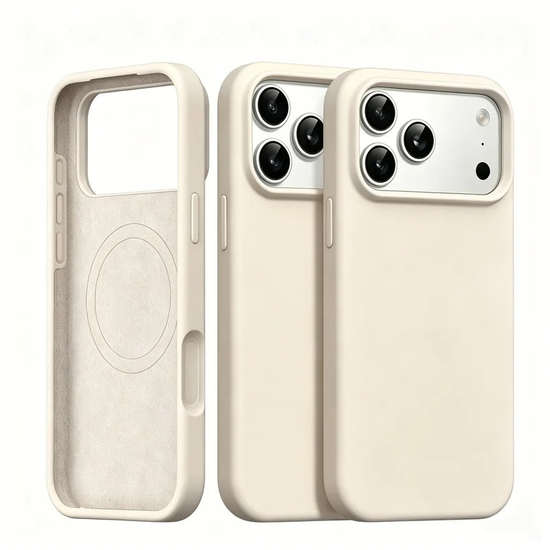 Nueva funda magnética de silic - Liquid Silicone Magnetic Phone Case reseña y precio