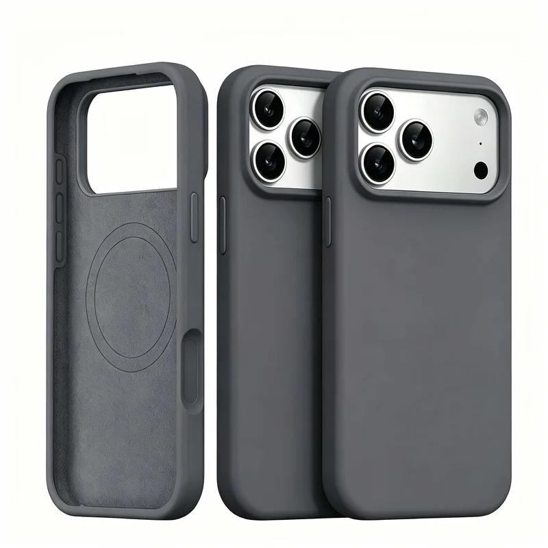 Nueva funda magnética de silic - Liquid Silicone Magnetic Phone Case reseña y precio