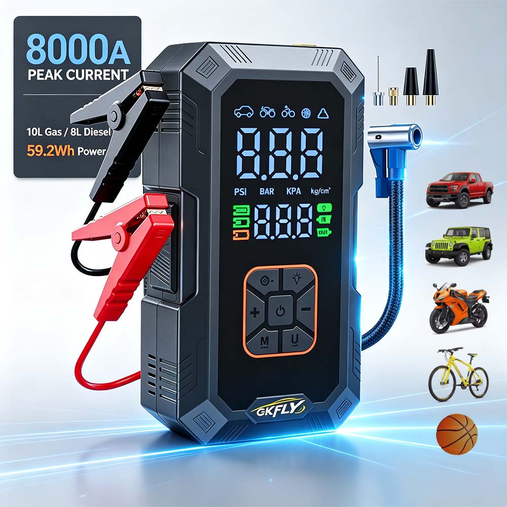 Arrancador de coche 4 en 1, 80 - Power Banks reseña y precio