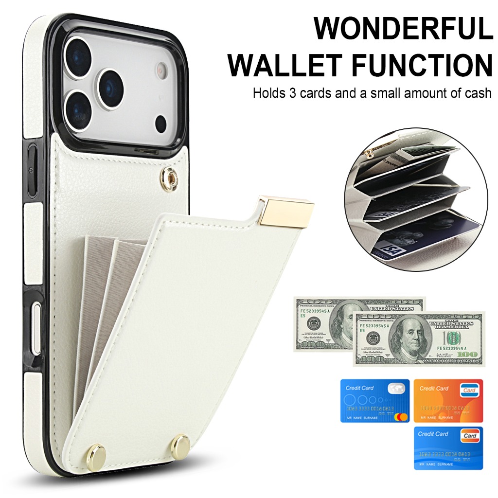 Funda Cartera de Cuero PU Anti - Leather Wallet Card Holder Phone Cover reseña y precio