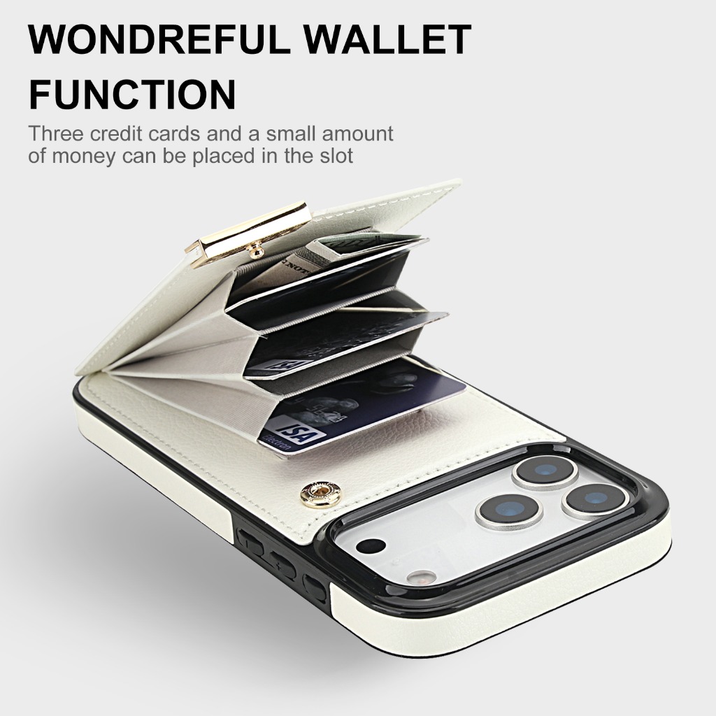 Funda Cartera de Cuero PU Anti - Leather Wallet Card Holder Phone Cover reseña y precio