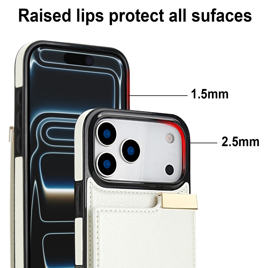 Funda Cartera de Cuero PU Anti - Leather Wallet Card Holder Phone Cover reseña y precio