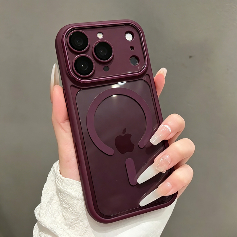 Funda magnética transparente d - Clear Shockproof Bumper Case reseña y precio