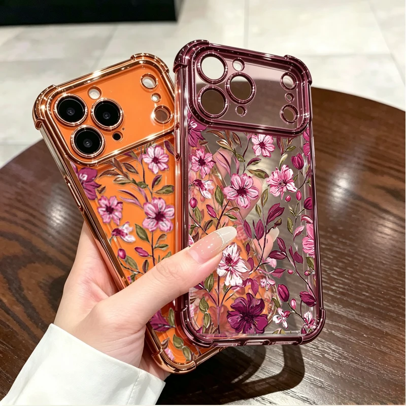 Funda con diseño floral rojo d - Vintage Floral Pattern Soft Case reseña y precio