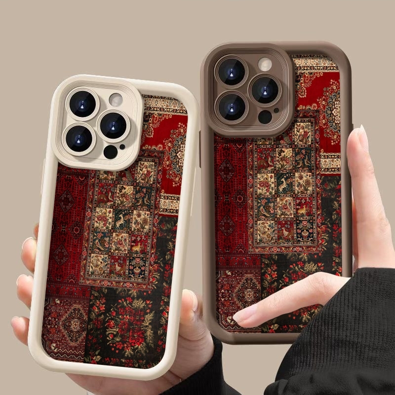Funda de teléfono con diseño d - Vintage Floral Pattern Soft Case reseña y precio