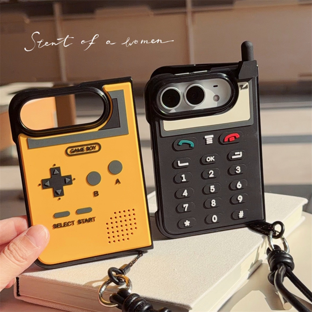 Funda para iPhone Duo con corr - Cute Cartoon Wrist Strap Silicone Case reseña y precio