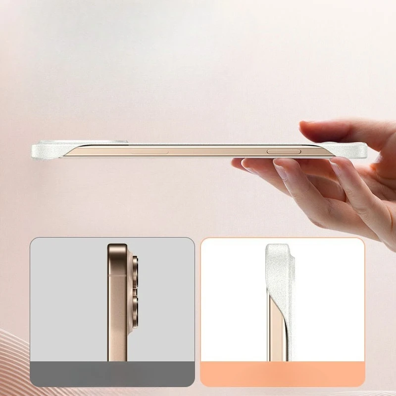 Funda de silicona con diseño d - Ultra Thin Frameless Phone Cover reseña y precio