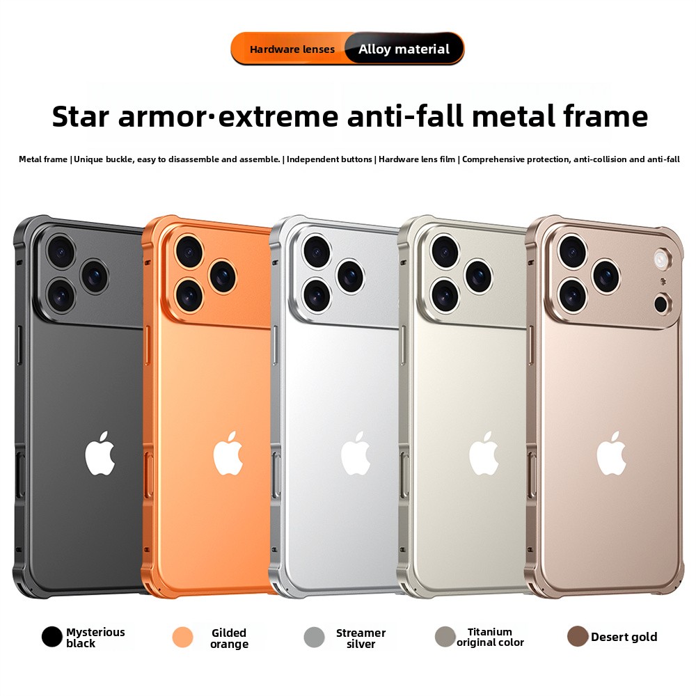 Funda de teléfono con marco de - Metal Bumper Aluminum Frame Case reseña y precio