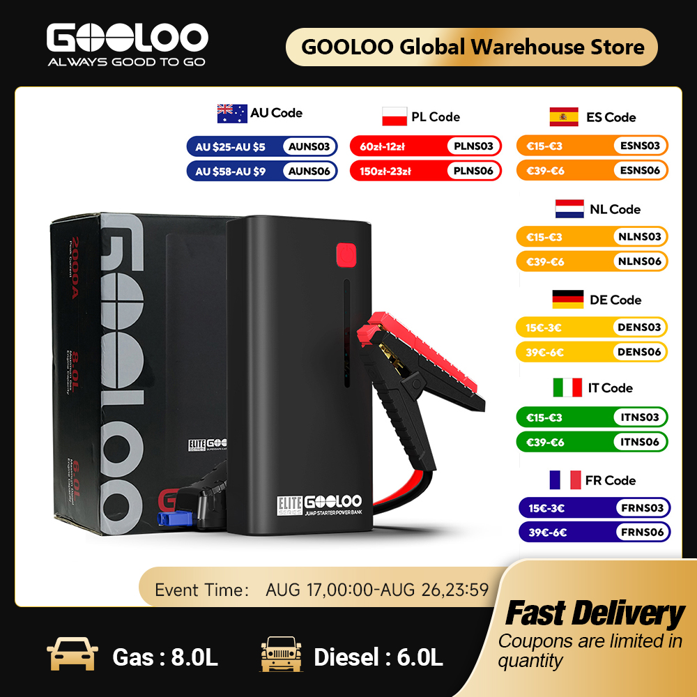 GOOLOO-potenciador de batería  - Power Banks reseña y precio