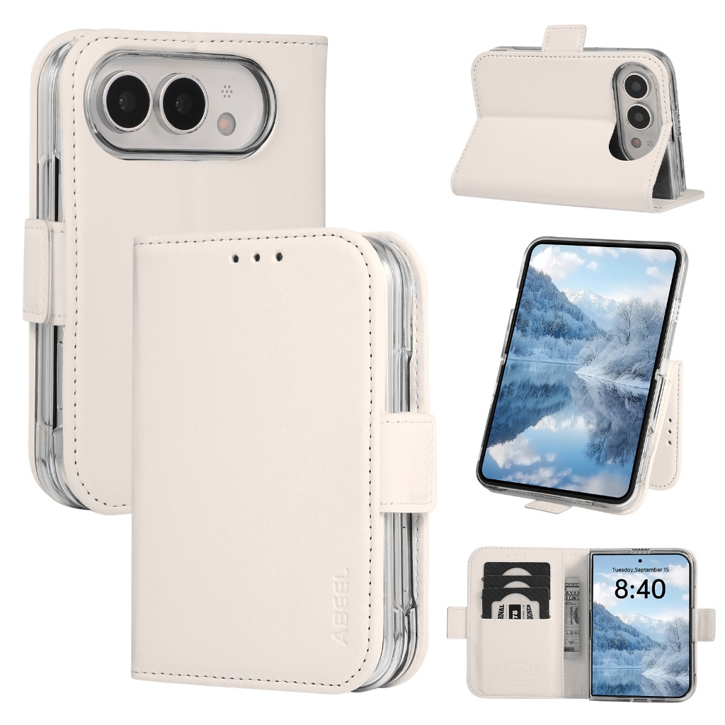 Funda tipo cartera con protecc - Leather Wallet Card Holder Phone Cover reseña y precio