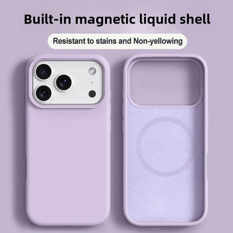 Funda magnética de silicona lí - Liquid Silicone Magnetic Phone Case reseña y precio