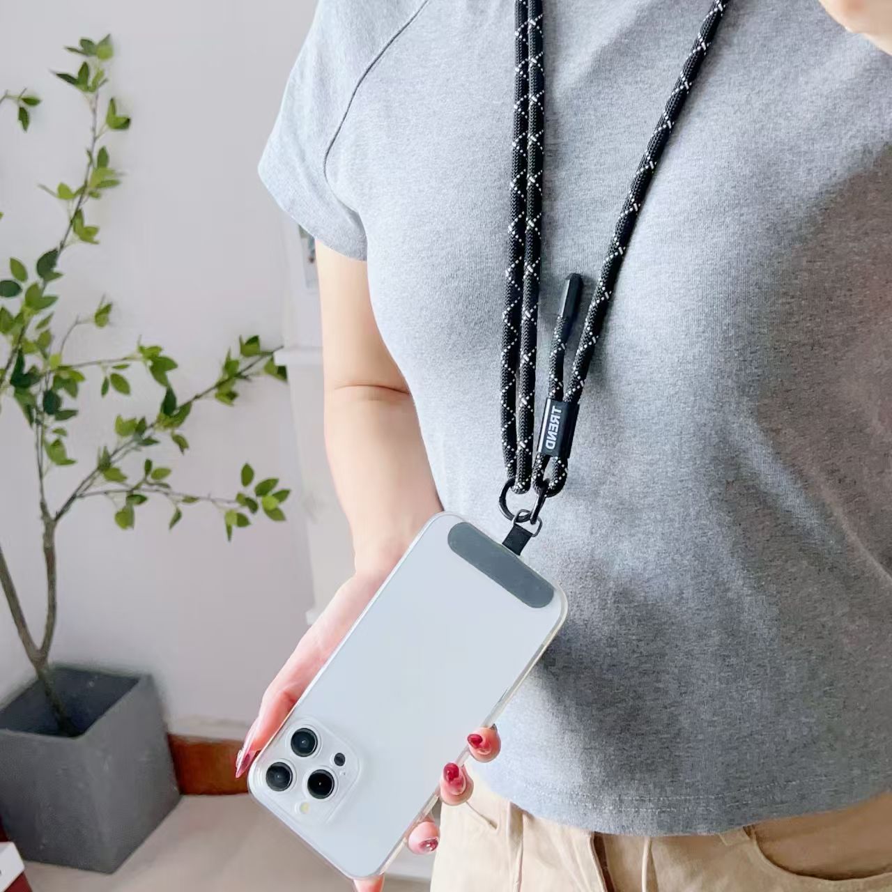 Nuevo cordón de teléfono de mo - Crossbody Lanyard Neck Strap Case reseña y precio