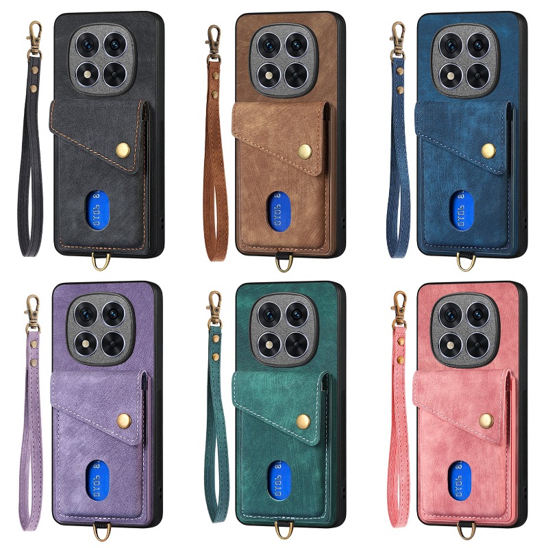 Funda magnética para POCO M8 P - Leather Wallet Card Holder Phone Cover reseña y precio