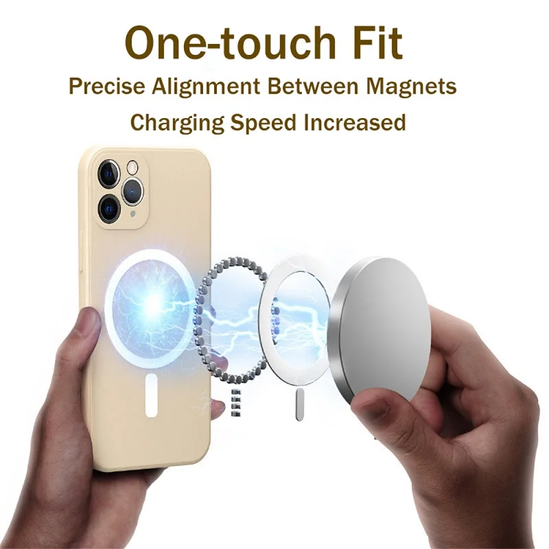 Funda magnética de silicona lí - Liquid Silicone Magnetic Phone Case reseña y precio